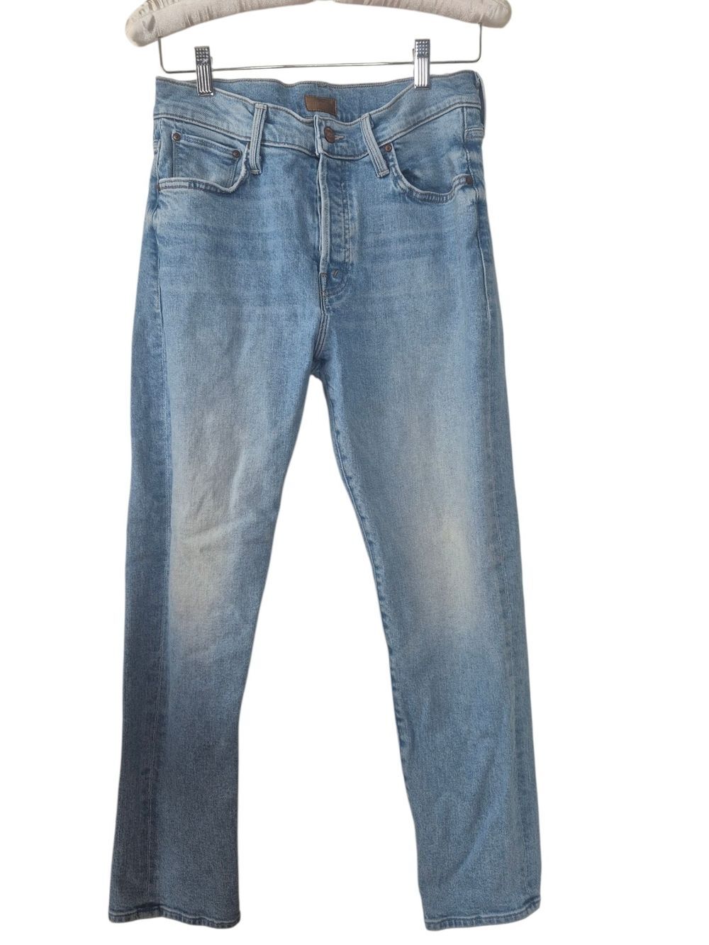 MOTHER The Scapper Ankle ButtonflyJeans Camera Obscura Blue Size 26 $228